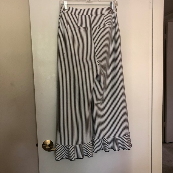 English Factory High-Waisted Ruffled Culottes - Picture 4 of 8